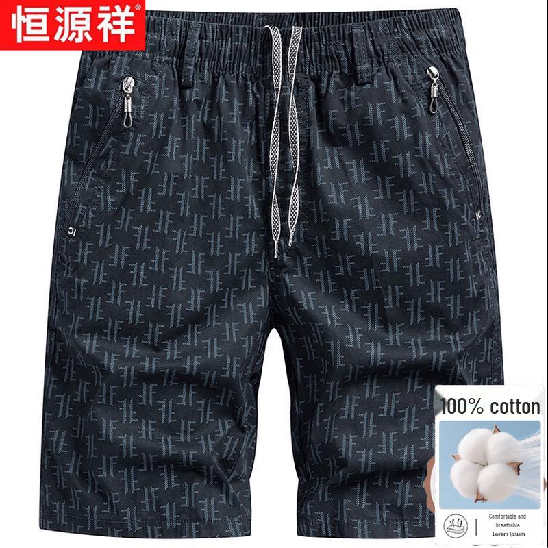 Hengyuanxiang Men s Summer Casual Cotton Shorts 3XL