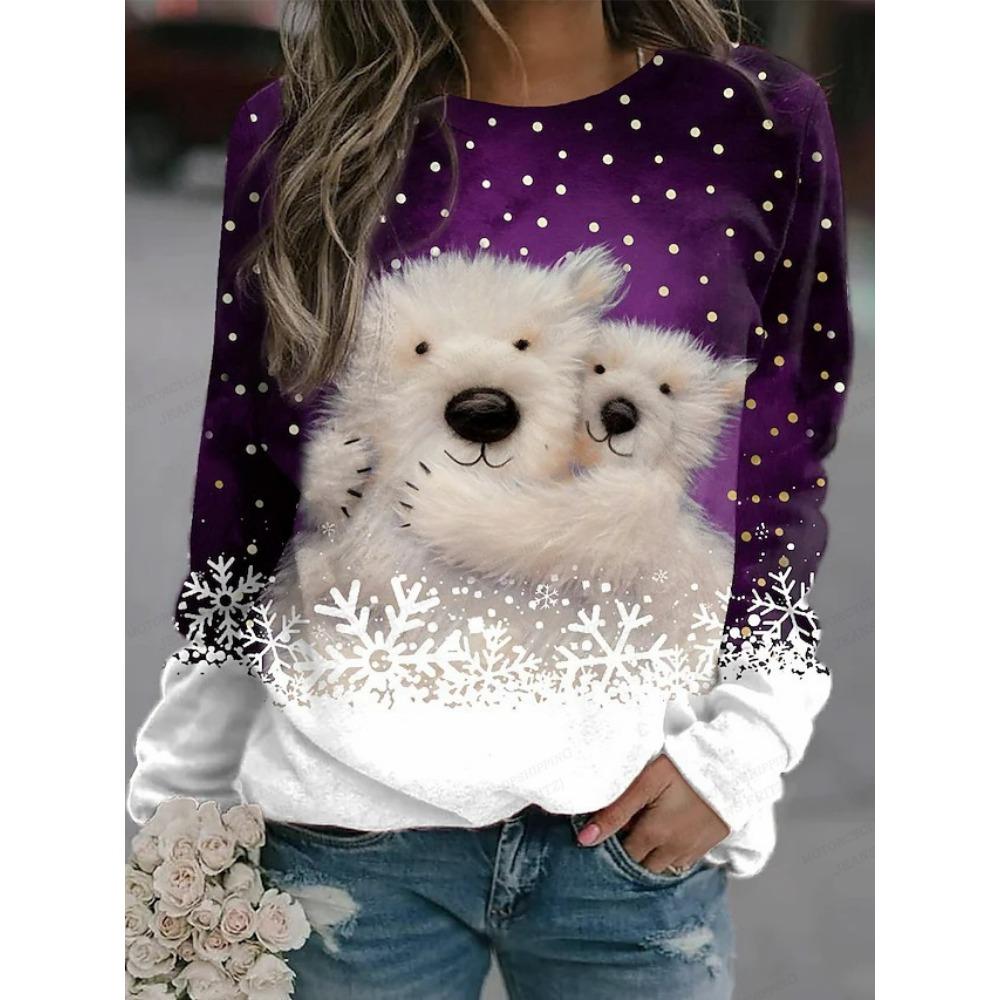 Hanorac pentru damă Hanorac cu imprimeu 3d pentru câini Hanorac cu cap cu gât la modă pentru femei Transpirații animale Kawaii Trening pentru femei Paltoane pentru fete Sudadera