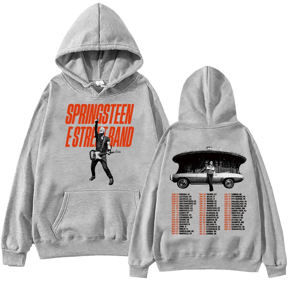 Bruce Springsteen 2025 Hoodie Harajuku Hip Hop Pullover Toppar Sweatshirt