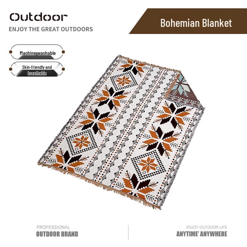 KIYERSY Bohemian Camping Blanket