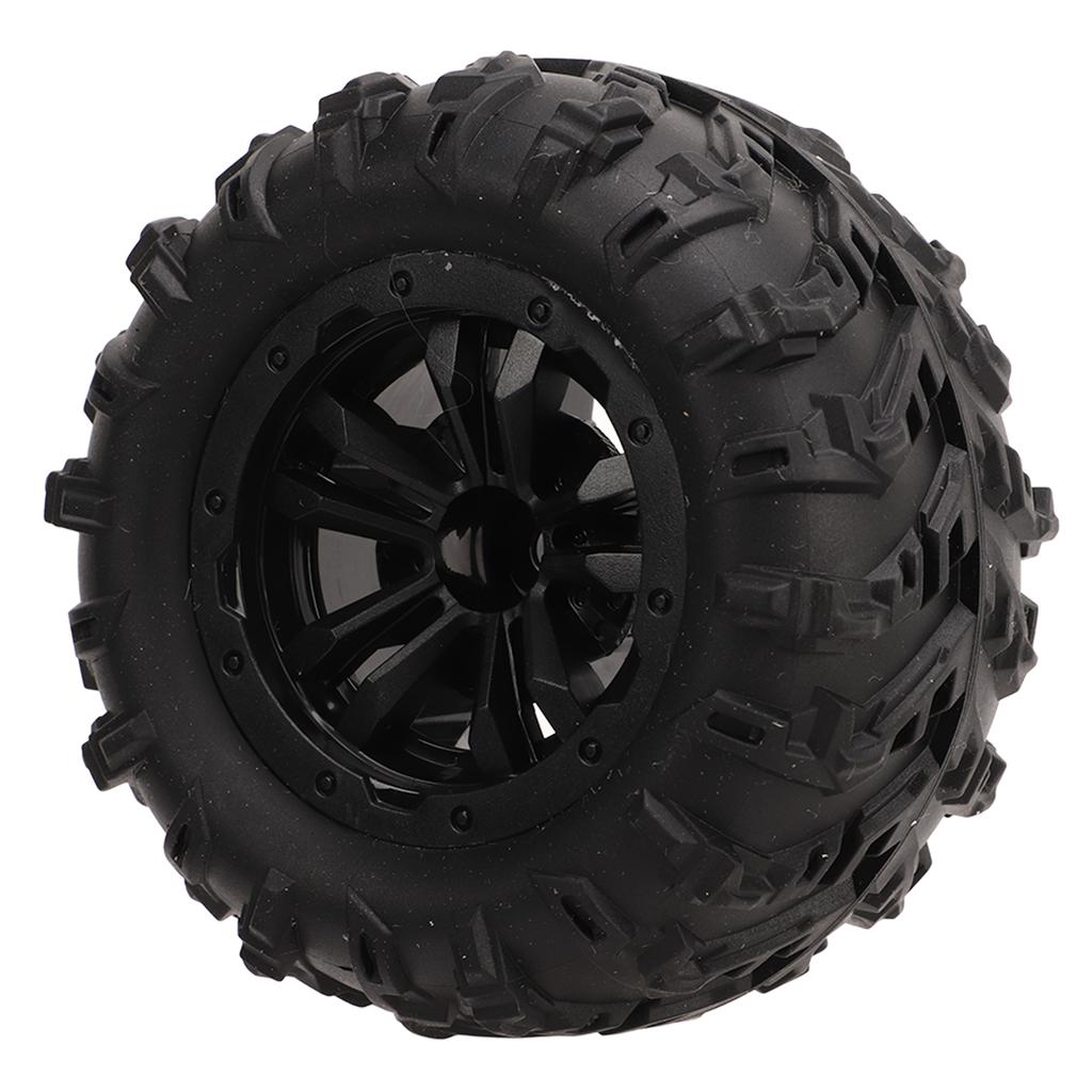 2 Pcs 85mm RC Car Tire 47mm Width 12mm Hex Adapter Rubber Car Replacement Tyres for SCY 16101 16102 1/16 RC Car