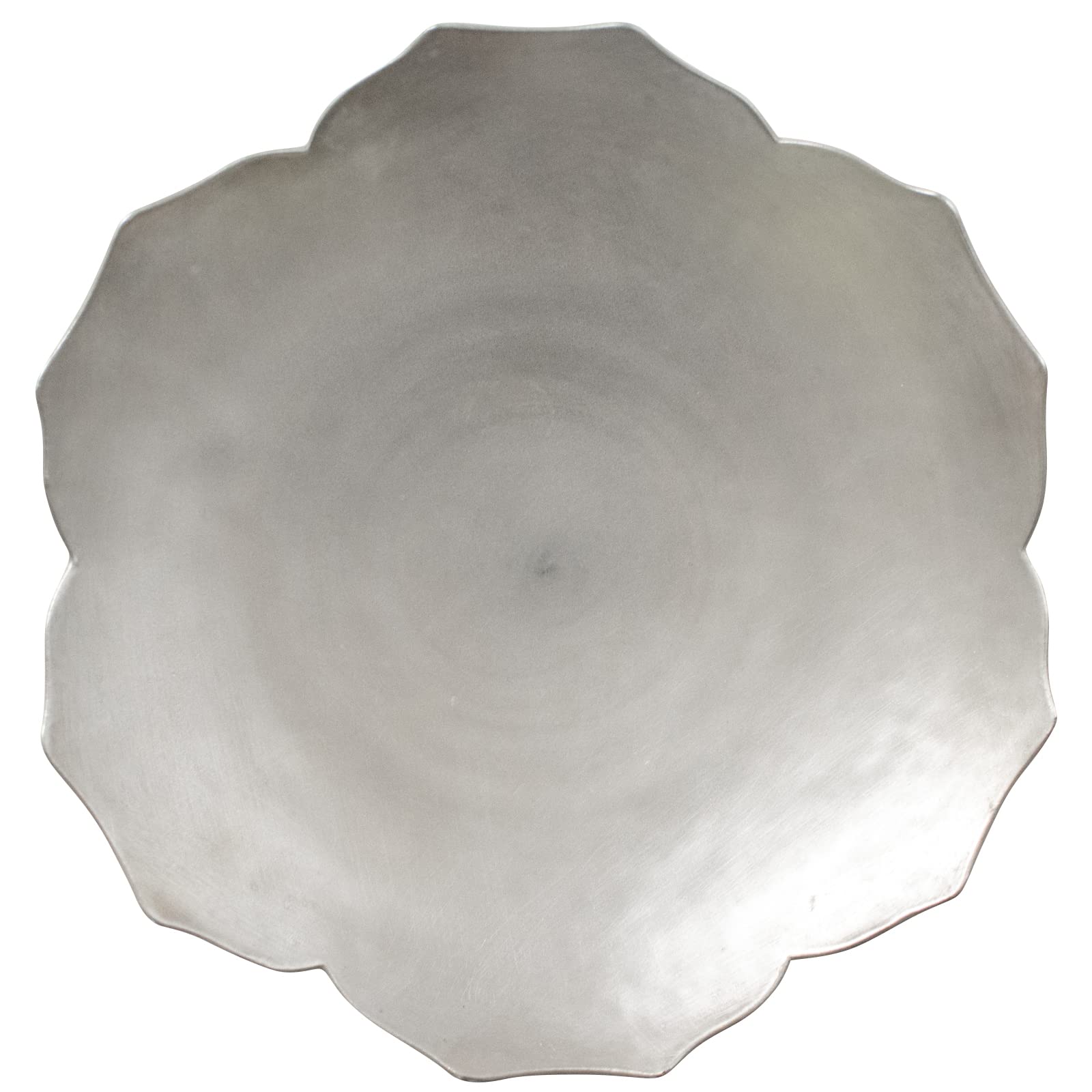 

KIWAKOTO Yuri Pasta Light Perfect for Microwave and Dishwasher Made in 266011 Kyo-yaki/Kiyomizu-yaki Plate, Medium, Approx. 21cm, Silver, Guests,