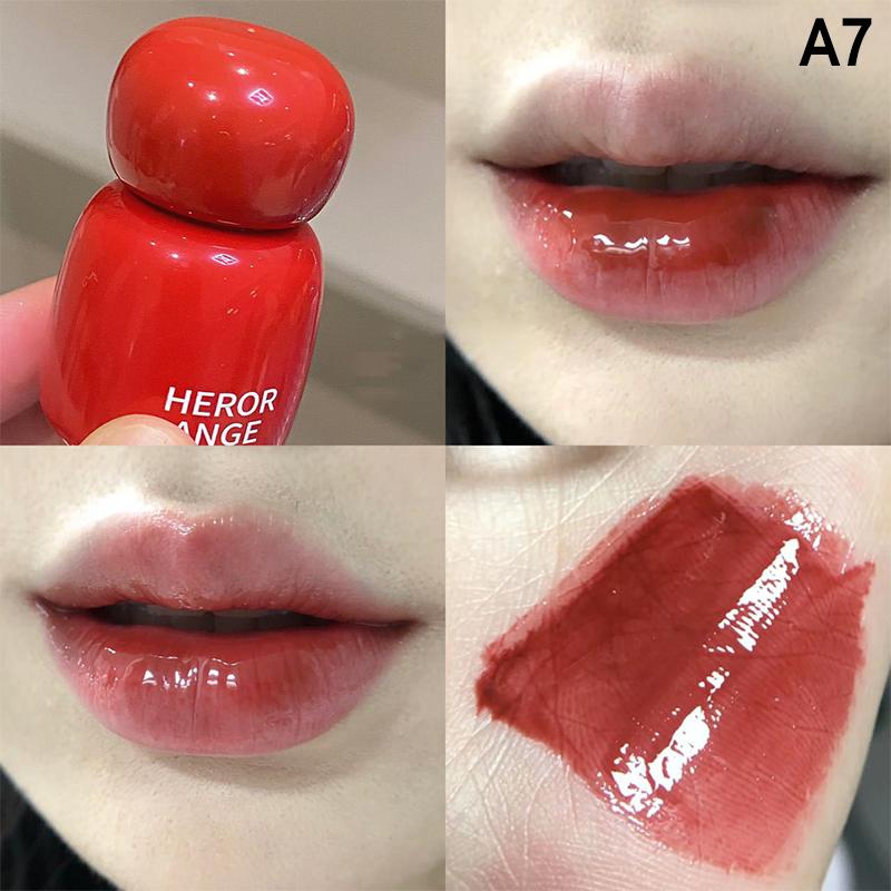 

Herorange Mirror Lip Glaze Lasting Water Light Toot Lip Moisturizing Moisturizing Lip Gloss Long-Lasting Lipstick