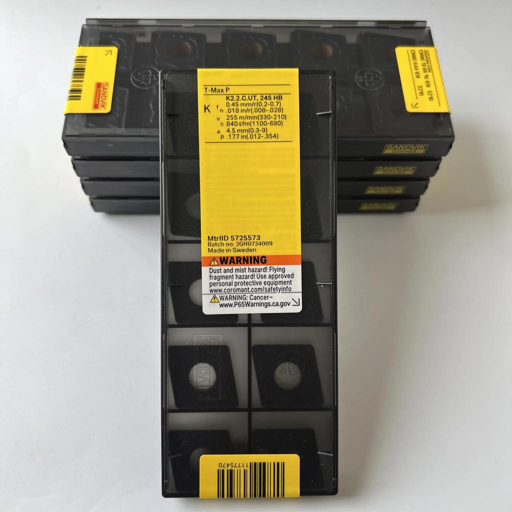 Original Sandvik / CNMG190616-KM 3210 / CNC lathe carbide blade 10 Pcs