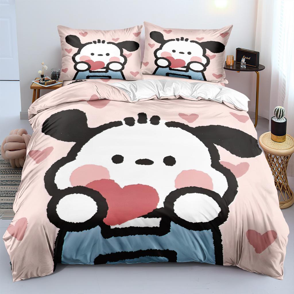 Children'S Bedding Three-Piece Set 90-120G Abrasive Cloth 3D Digital Printing