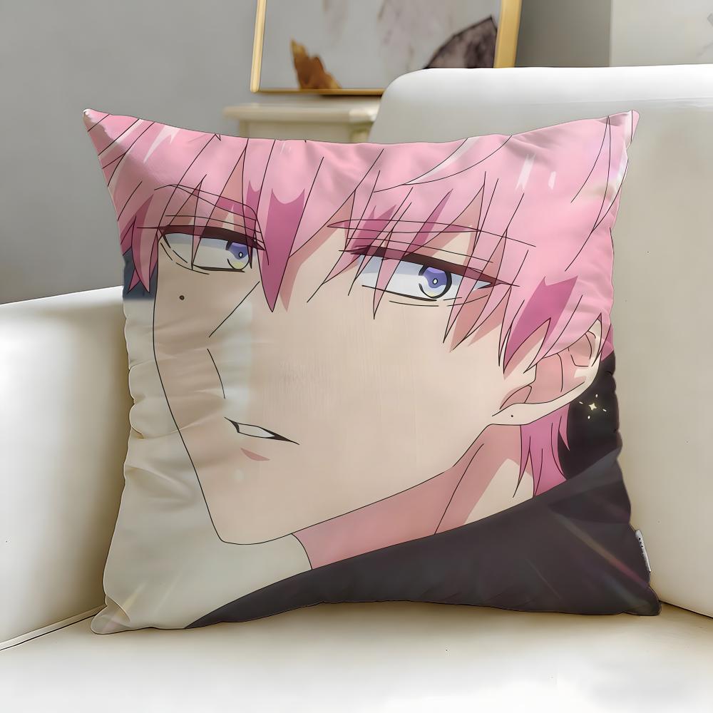 slice anime Tamons BSide Cushion Cover Soft EasyWash Pillow Case Versatile for Couch Bed Travel and Office