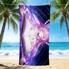 1Pc Fantasy Anime Girl Beach Towel Quick Dry Multiuse For Beach Pool Gym Yoga Home Travel Christmas Halloween Xmas Gift S184
