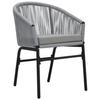 VidaXL Garden Chairs 2 Pcs Anthracite PE Rattan 48137