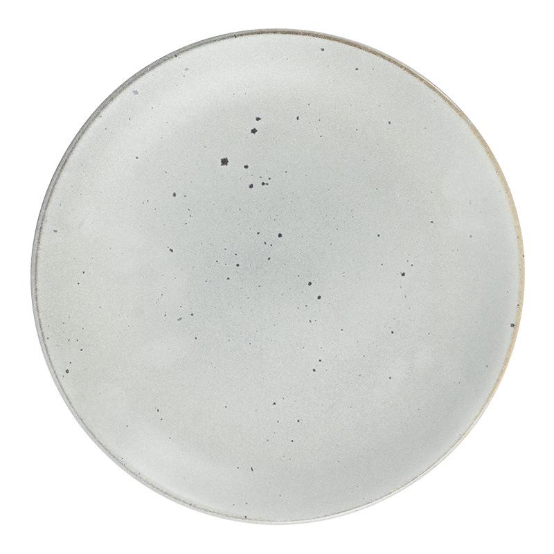 Ceramic Plate Creative Ink Splashing Disc Household Restaurant Commercial Western Food Plate High Value Vegetable Plate Dessert Plate