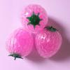 Grape Strawberry Fruit Squeeze Toy Colorful TPR Stress Relief Balls Soft Fidget for Kids Adults Portable Decompression Gadget for Anxiety Party