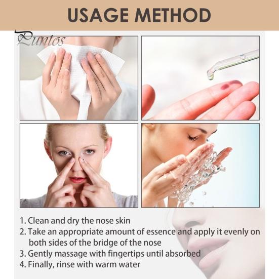 30ML Nose Repair Serum Firming Massage Gentle Ingredients Achieve Three-Dimensional Nose Shape Essence