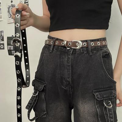 Dámsky personalizovaný retro dekoratívny doplnok Džínsový opasok