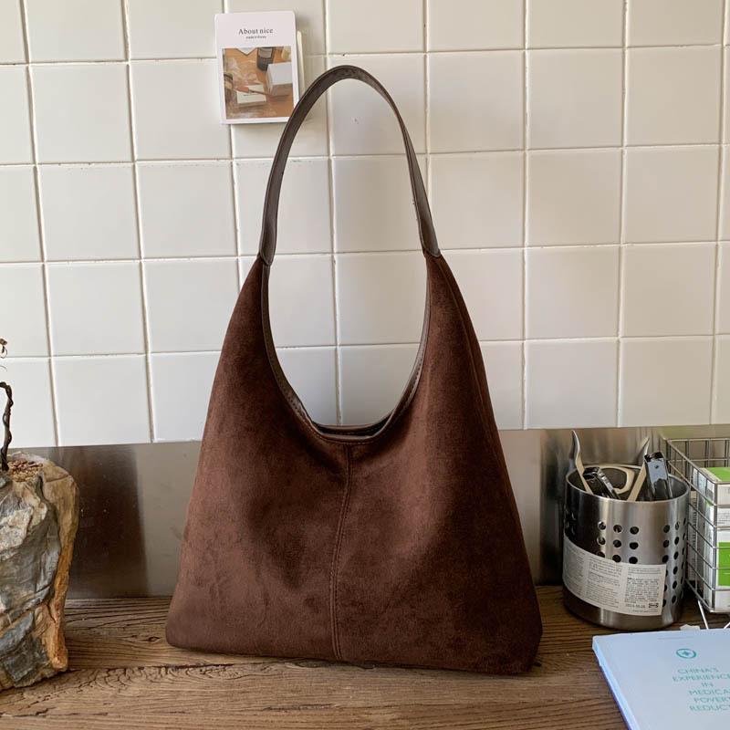 Retro Style Large Capacity Underarm Bag Women's New Trendy Fashion Simple Shoulder Bag Tote Bag