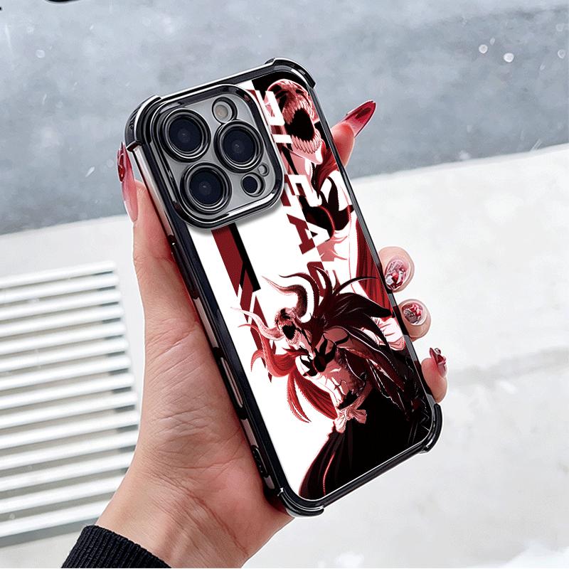 Anime Bleach Desgin Plating Phone Case For Xiaomi Poco X5 X6 X7 X8 Pro Max F8 Ultra F7 M8 M7 M5S Redmi 15C 15 14C 13C 13 X3 12C