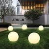 Solar Luminous Spherical Lawn Lamp: Waterproof Outdoor Atmosphere Light for Courtyard and Camping