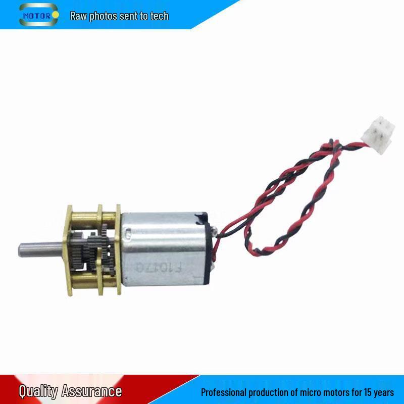 N20 Miniature High Torque Silent Gear Motor for Electronic Fingerprint Door Locks and Lifting Devices.
