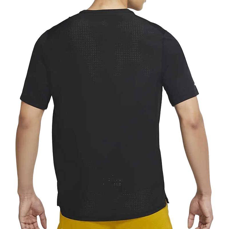 Men's Nike Running Sports Breathable Short Sleeve Black T-Shirt DA1316-010