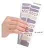 1 Sheet Nail Stickers Nail Strips Self-Adhesive DIY Nail Art Perfect for Nail Enthusiasts and Professional Manicurists