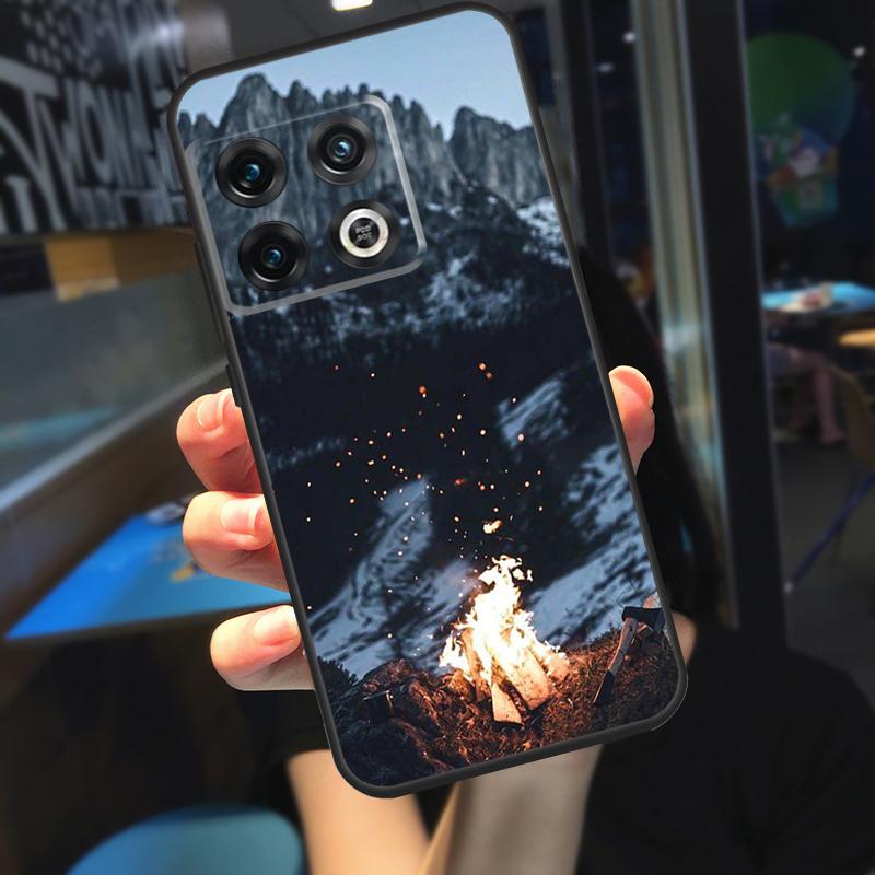 Camping Natur Berg Funda Für OnePlus 12R 13 R 12 11 9 10 Pro 8T 9RT 10T OnePlus Nord 4 CE 2 3 Lite N20 N30 Hülle