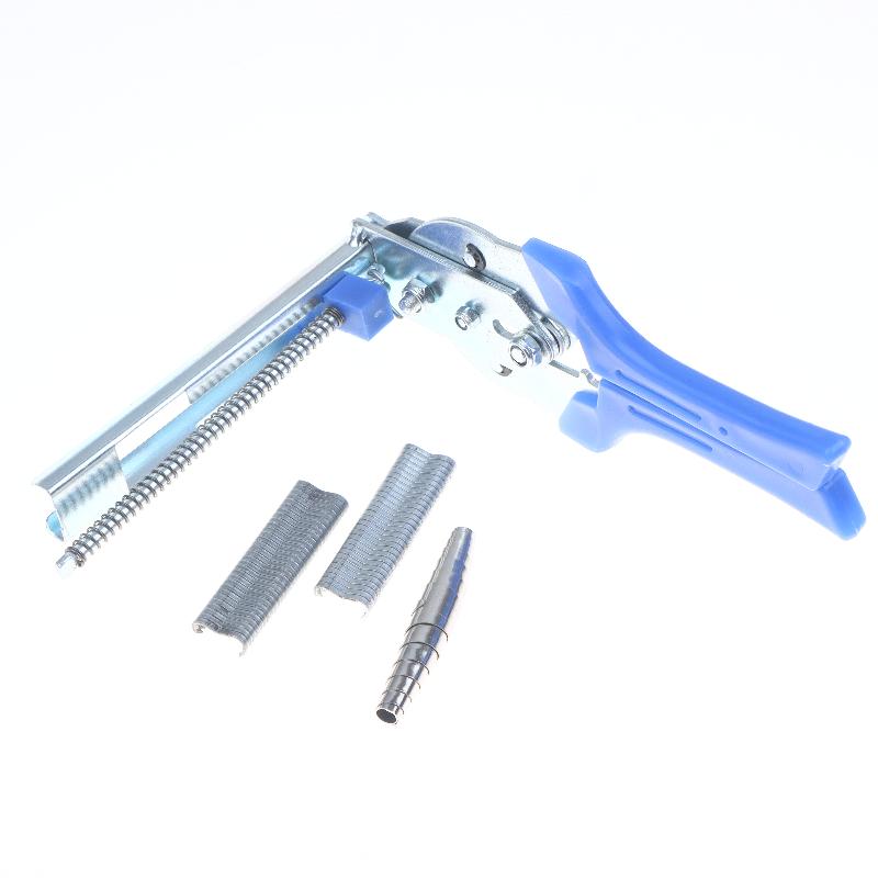 New Sale Heavy-Duty Iron Cage Pliers Set, Pig Pen Clamp Kit M Clips - Durable Home Repair Tools Suitable