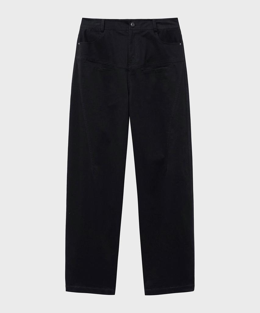NOIRER Curved Drill Pants (Black)
