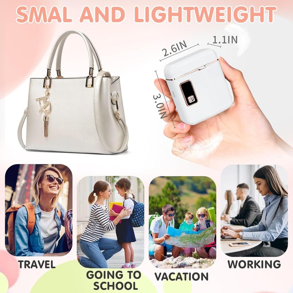 Electric Nail Clipper with LED Light, USB Rechargeable Nail Trimmer, 3-Speed Fingernail Manicure for Baby, Kids, Seniors, and Adults - Perfect
