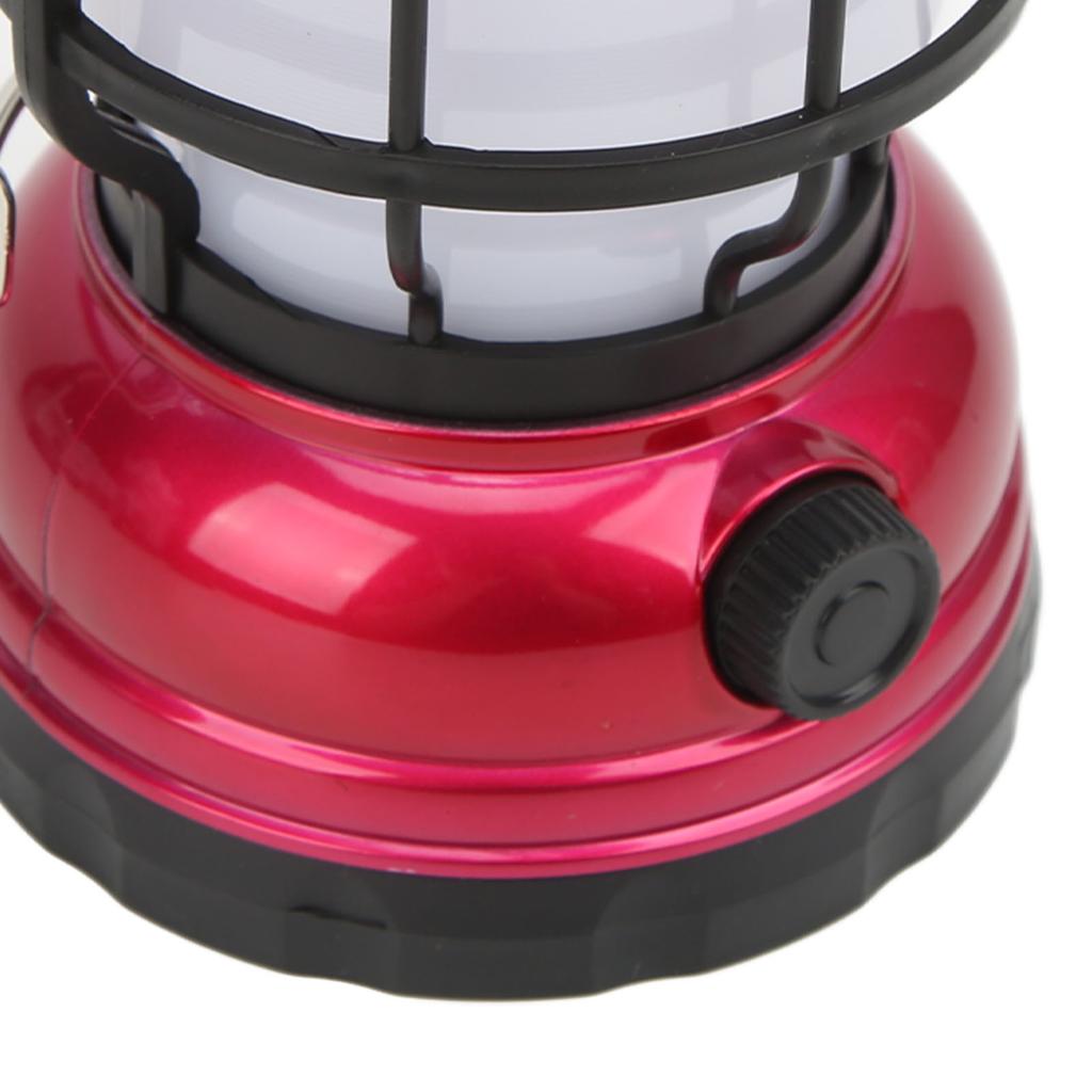 LED Camping Lantern USB Rechargeable Solar Powered Camping Light for Emergency Hiking Home