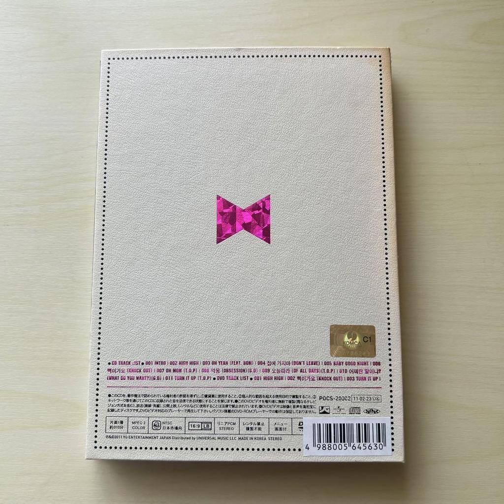 [USED] Price Reduced BIGBANG GD&TOP 1st ALBUM CD+DVD