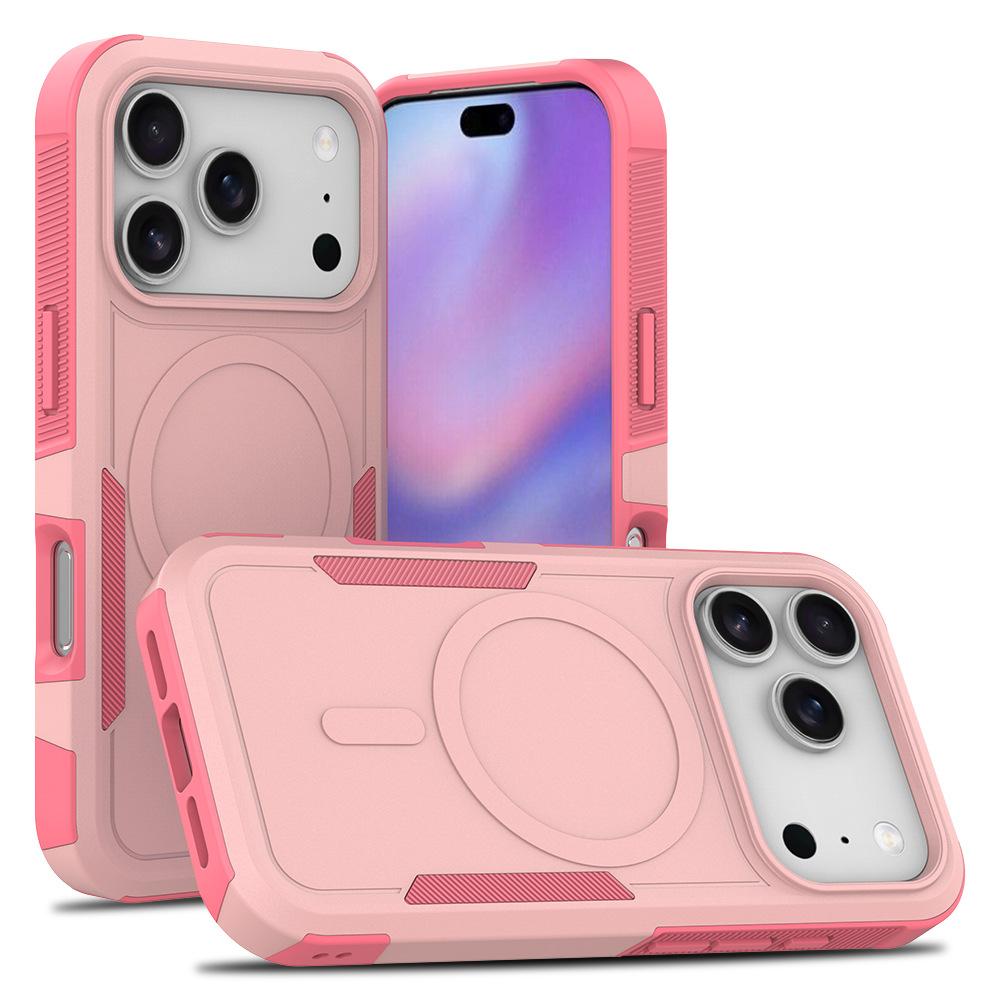 Applicable To Apple 17promax Magnetic Mobile Phone Case 2-in-1 iPhone16 Set Sail 15 Anti-drop 14 Mobile Phone Case 11