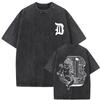 Washed Vintage Rapper Duki ADA Tour  T Shirt Mens Hip Hop Oversized Short Sleeve Tshirt Men Fashion High Quality Streetwear