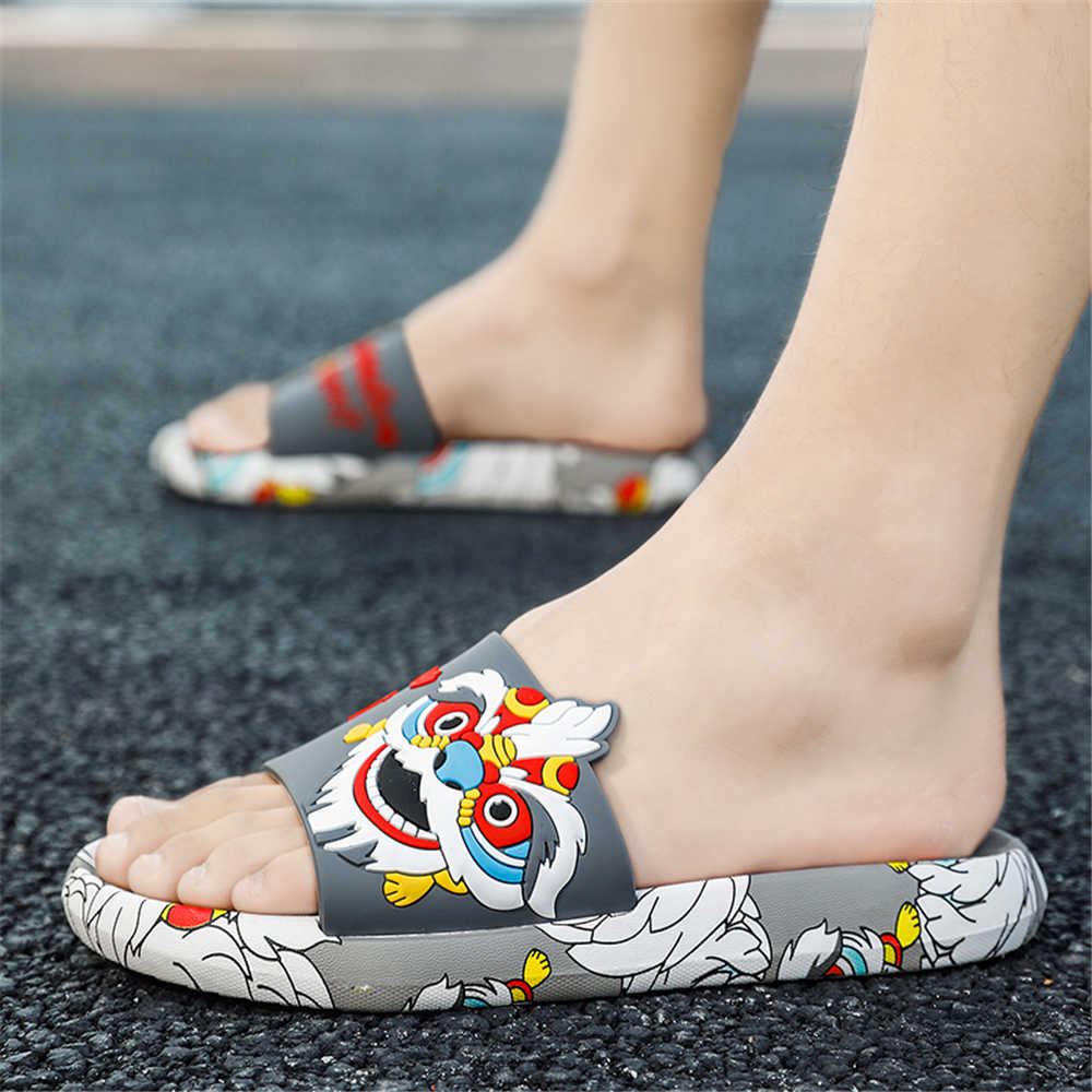 Fashion 44-45 Bathroom Men's Boty Bath Slippers Shoes Sandals Black Sneakers Sports Technologies Models Shouse Sneakersy Traning