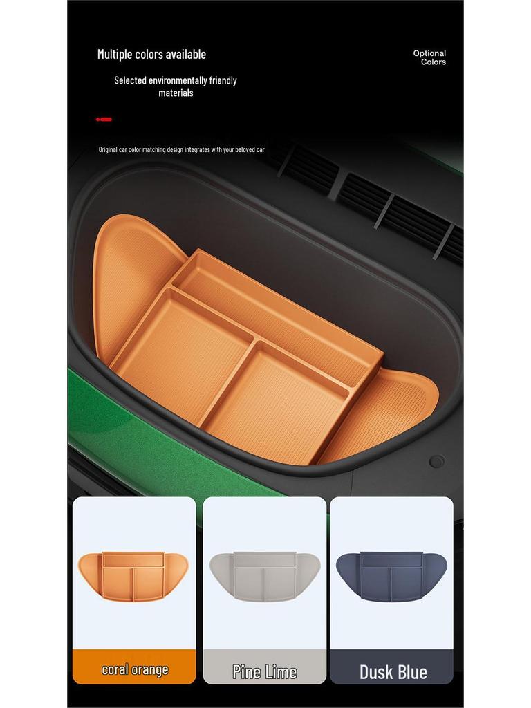 Silicone Waterproof Trunk Organizer for YU7 Lower Storage