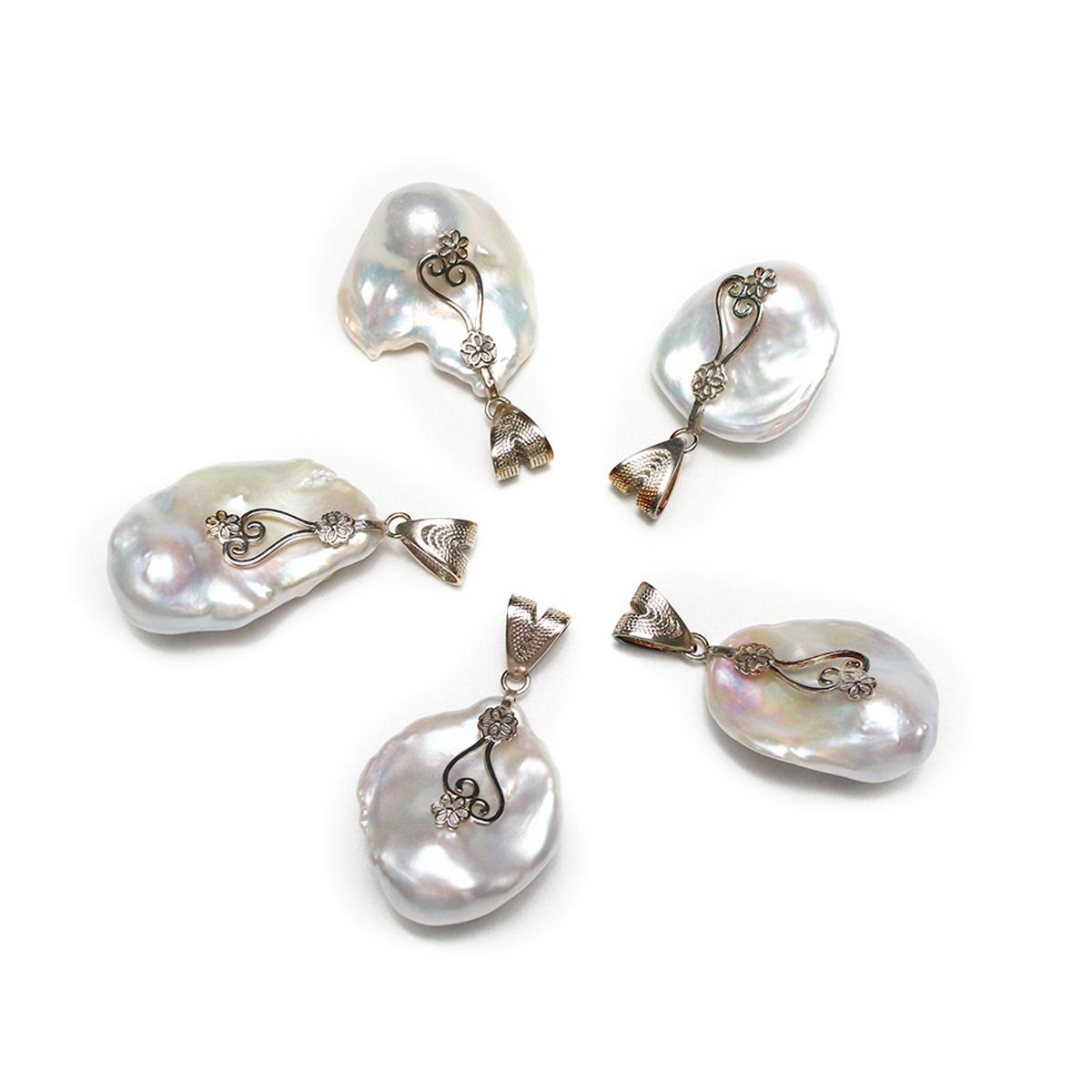 

1 шт. подвеска из барочного жемчуга, пресноводный жемчуг, нерегулярная подвеска для изготовления ювелирных изделий, аксессуар для ожерелья своими руками 23-25x34-45mm белый