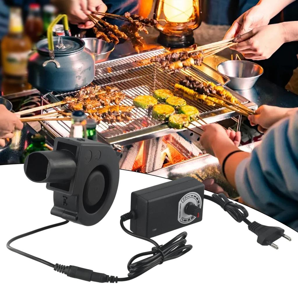 9733 Turbo Ventilatore Regolabile 97mm Ventilatore per Riscaldatore BBQ Ventilatore Aria Macchina Portatile per Cucinare Forniture per BBQ Campeggio