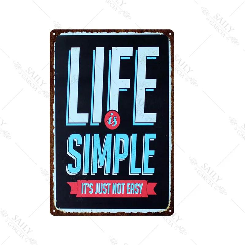 Aliens Metal Sign Abstract Quotes Art Metal Wall Plaque Custom Poster Painting Vintage Room Decor Metal Art Tin Pub Sign