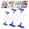 T Handle Hex Wrench T-Handle Wrench, Professional Ergonomic Grip Metric Extended Shaft Small Space Operation Tool for Auto Bike Repair & Mechanics