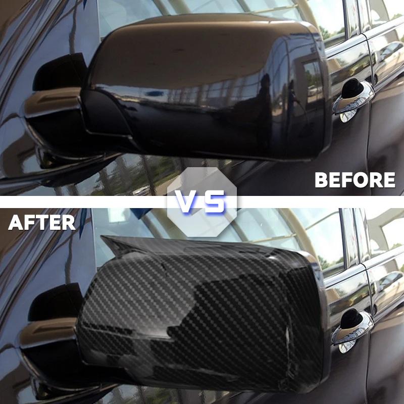 2pcs 2025 New M Look Mirror Covers for BMW X5 E53 1999-2006 Glossy Black Rearview Side Mirror cover Caps