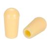 Uxcell Electric Guitar Switch Tip Inch Toggle Switch Imported Durable Replacement Parts for Electric Yellow Knobs, 2-Pack, 8/32 Screw, 5-Way/3-Way