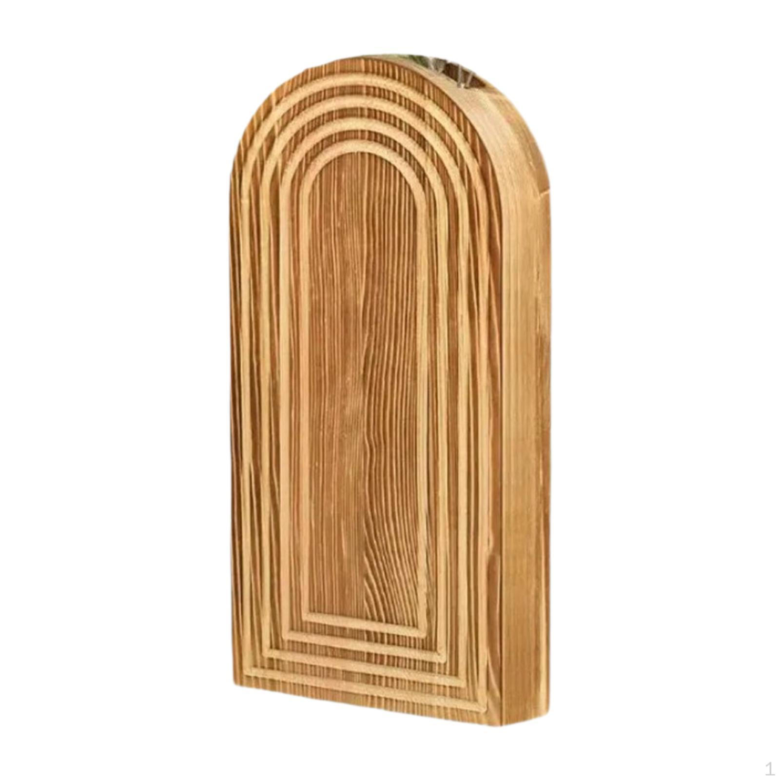 

Wooden Wall Vase, Hanging Planter Modern Mounted Planters Holder for Farmhouse, Indoor
