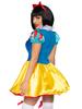 LEG AVENUE Märchen Schneewittchen Satin Kleid mit Schleife 85516 Headset, XS, Multi,