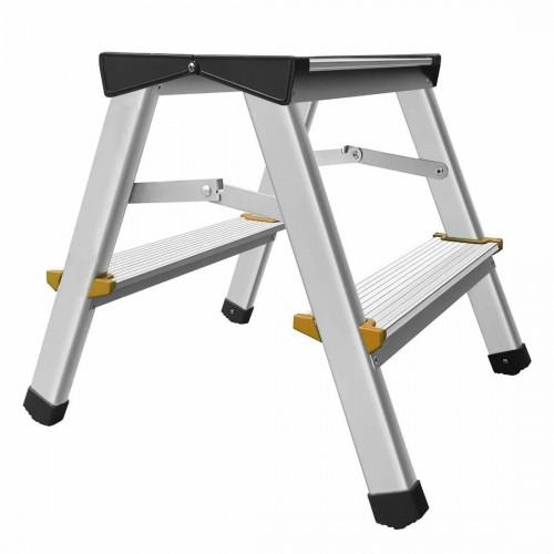 AW Tools Aluminium Double Sided Step Ladder