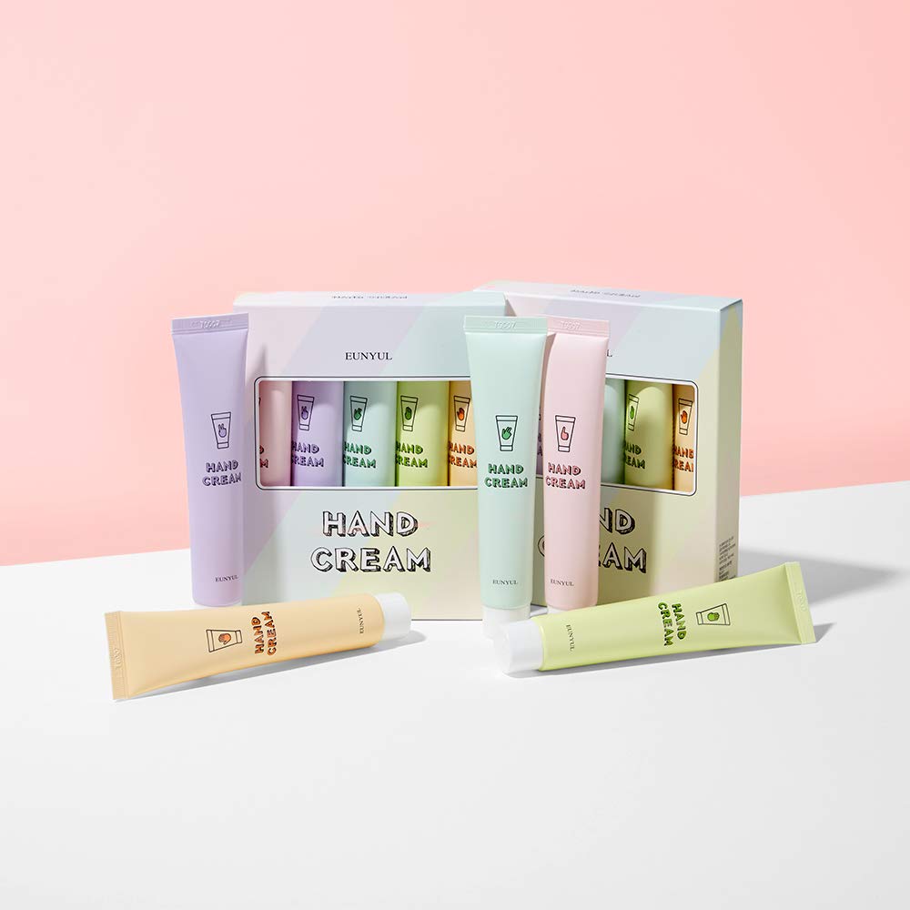 EUNYUL Cloud Perfume Hand Cream Set X Korean Skincare Hand Care Cosmetics Grapefruit Berry White Musk Mango Yuzu Fruit Fragrance Moisturizes Dry Hands