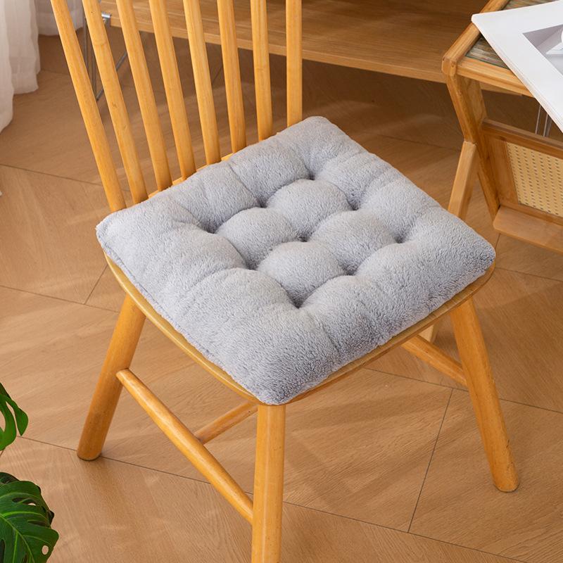 Thickened Warm Seat Cushion Home Dining Chair Cushions Office Sedentary Student Chair Mat Anti Slip Fart Cushion Moisture-wicking Breathable Sofa Pad