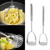 Ergonomic Potato Masher for Potatoes Avocados Bean and More Steel Build with Hanging Hole Utensil Safe Kitchen Tool