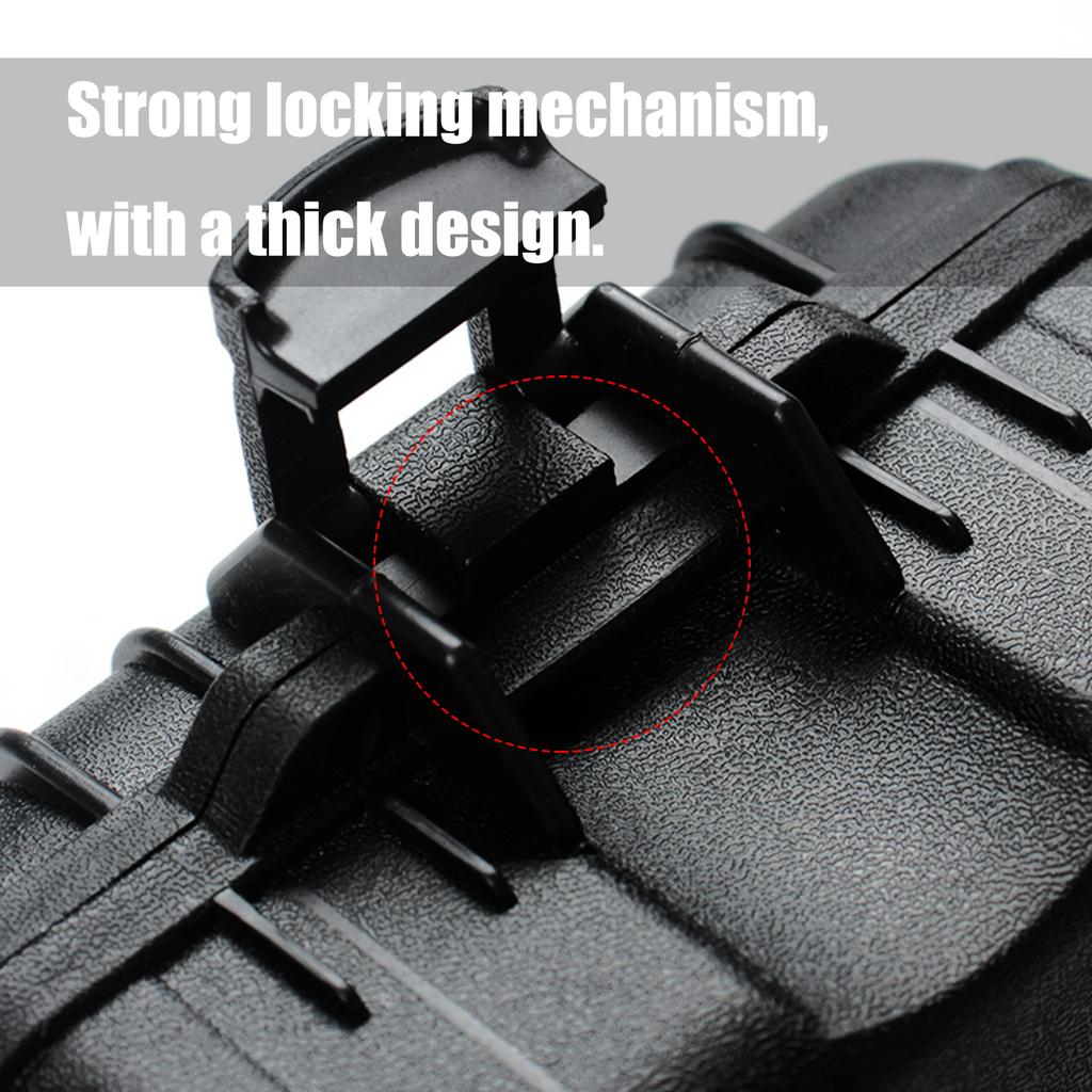 Cutie de scule rezistentă la umiditate, impermeabilă, rezistentă la șocuri, organizatoare container pentru tehnicieni profesioniști și pasionați de bricolaj