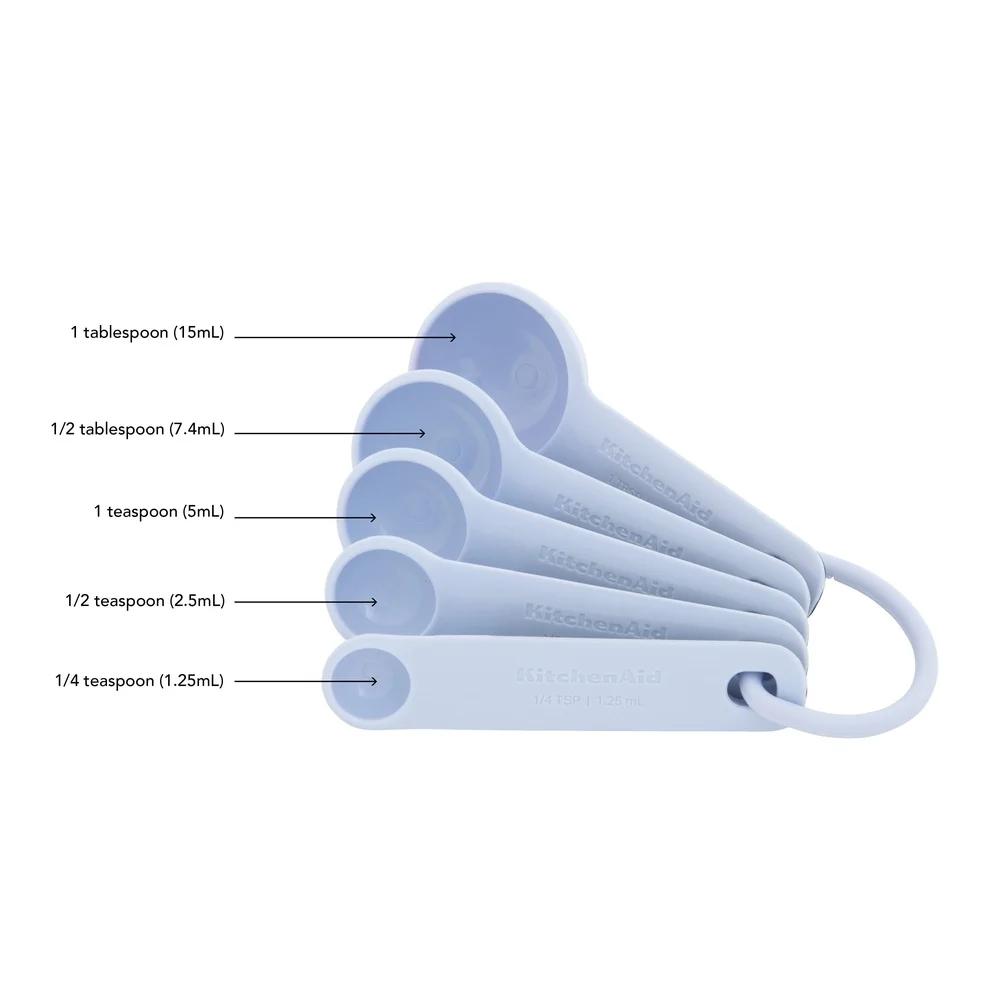 9 Piece Measuring Cups Spoons Set Dishwasher Safe Soft Grip Accurate Measurement Tools Wet Dry Ingredients Kitchen Essentials