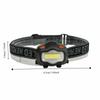 Durable ABS COB Headlight Mini Size Waterproof Head Lamp Adjustable Brightness LED Headlamp Camping