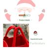 Felt Christmas Storage Bag Portable Handheld Design Organizer For Holiday Apples Gifts And Home Decoration