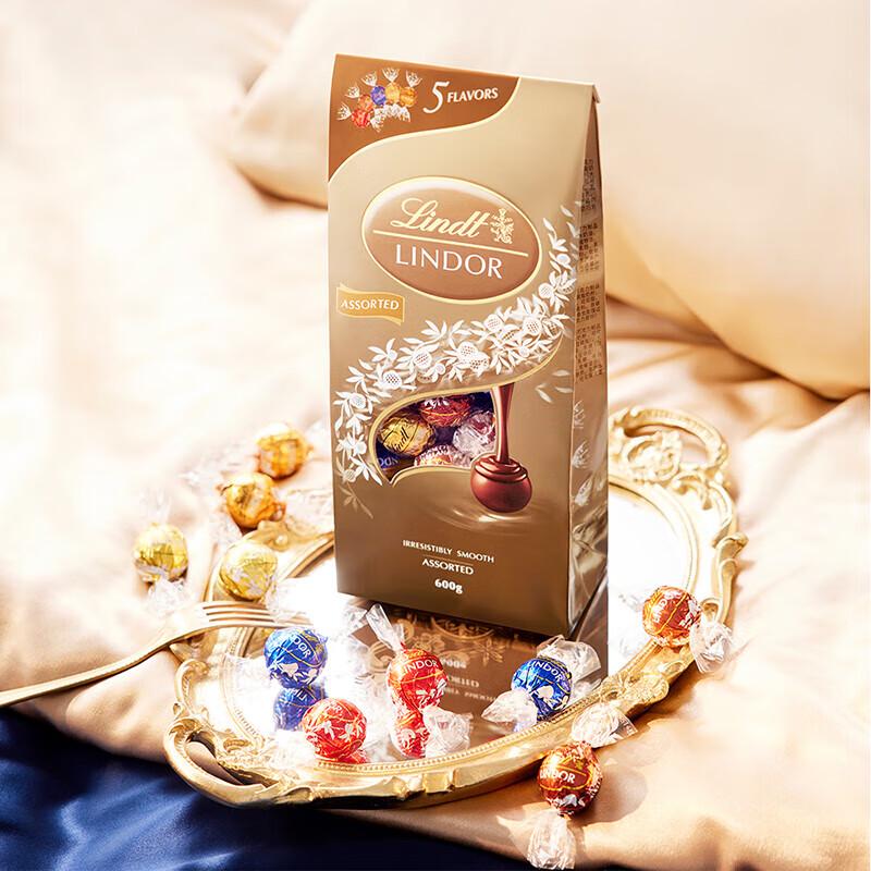 Lindt Lindor Chocolate Truffles Bag, 600g