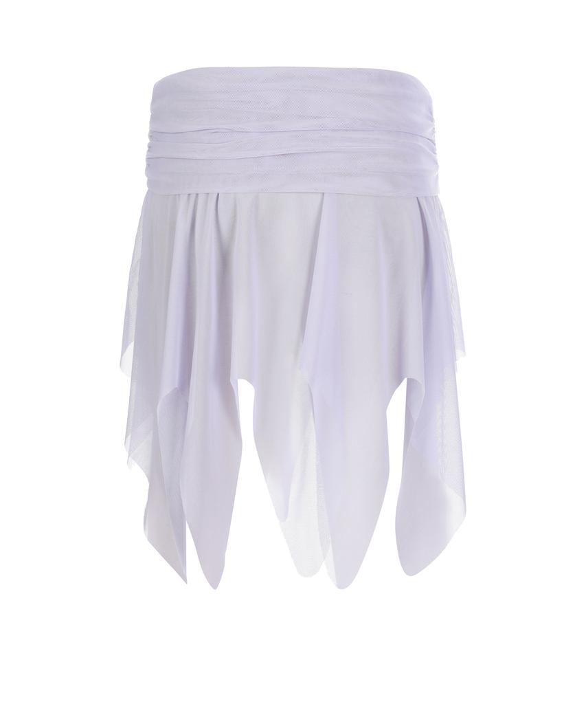 LALAFOX X Layered See Through Skirt Lavender Bs2Ws004